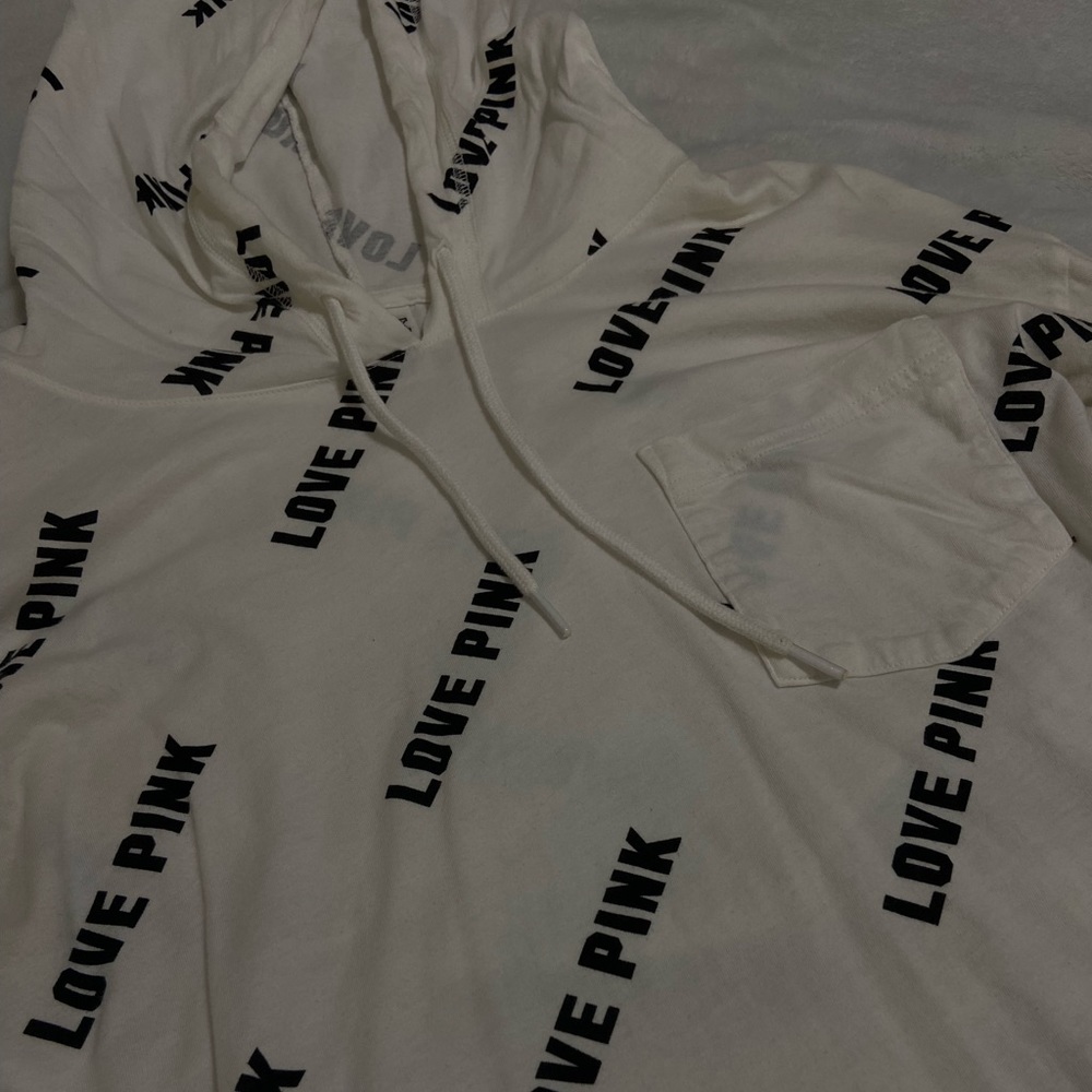 Pink white long sleeve